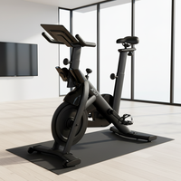 Vélo d'entraînement d'intérieur Xburn Music Wheel M5, vélo d'exercice multifonctionnel à usage domestique avec cadre en métal pour la musculation de la poitrine, des triceps, des bras et du tronc