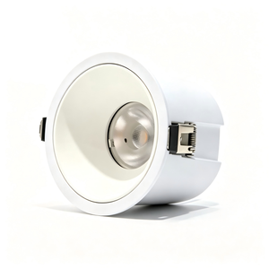 Spot encastré LED en aluminium moulé sous pression, projecteur de plafond à intensité variable de 5 % à 100 %, compatible avec le variateur Lutron Legrand Leviton Zooz - Product Image 1