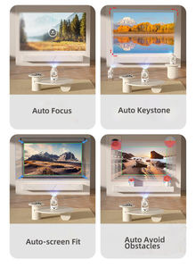 Projecteur <span class=keywords><strong>Full</strong></span> <span class=keywords><strong>HD</strong></span> natif Yinzam W30 Pro 1080P, projecteur vidéo domestique intelligent à batterie bon marché 300 Ansi Lux Laser avec projecteur automatique complet - Product Image 3