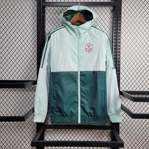 Veste coupe-vent à capuche de haute qualité pour le football, veste d'entraînement de football pour équipe, coupe-vent chaud et imperméable avec LOGO - Product Image 2