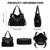 Sac à bandoulière pour femme, sac de créateur grande capacité en cuir PU grain litchi, sac à main tendance pour femme, vente en gros OEM ODM 20 pièces