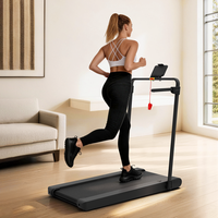 Tapis de marche électrique pliable PT1 avec inclinaison et plaque vibrante, écran LED, portable pour la maison et la salle de sport