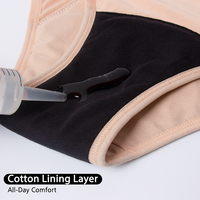 Culottes menstruelles réutilisables LYNMISS en bambou Oeko-Tex, grande capacité d'absorption, flux abondant