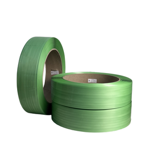 เทปพันพาเลทสีเขียว PET ขนาดพิเศษ เกรดเครื่องจักร สำหรับอุปกรณ์บรรจุภัณฑ์อิฐ - Product Image 2