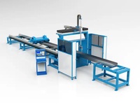 Robot de Corte de Vigas H, Máquina CNC para Cortar Vigas, Máquina de Corte por Plasma para Vigas H