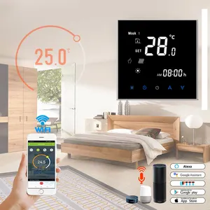 Dijital Alexa programlanabilir oda yerden ısıtma su ısıtma akıllı Wifi termostat