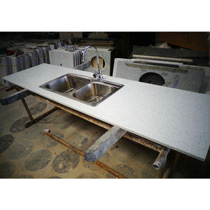 גביש לבן שלג לבן Sparkle קוורץ/טרומי קוורץ אבן משטחי עבור סיטונאי - Product Image 2