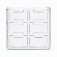 Barquettes antistatiques personnalisées en PET de 5 mm pour l'emballage de pièces électroniques grand public et automobiles, usage industriel, sur mesure