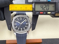 Montre mécanique étanche de qualité supérieure 40 mm, mouvement DDF factory 330, 5167, montre de plongée bleu foncé, bracelet bleu