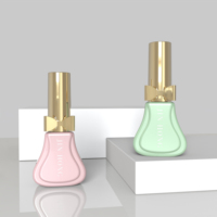 Flacon en verre vide de 12 ml pour vernis à ongles en gel UV, couleur rose, pour colle à ongles