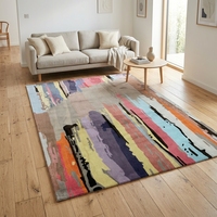 Wholesale Living Room Acrylic Area Rugs Multi Color Dinning Room Home Decoration