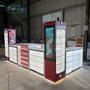 Điện thoại kiosk với 3D bố trí thiết kế <span class=keywords><strong>LED</strong></span> chiếu sáng Glass cửa hàng điện thoại di động hiển thị Showcase cho trung tâm mua sắm từ youyuan nhà máy - Product Image 3