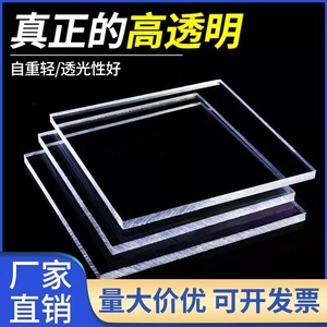 Acrylic <b>Sheet</b> Transparent Crystal PMMA Board Thick <b>Mirror</b> Finish Cuttable For Crafting And Display - Product Image 4