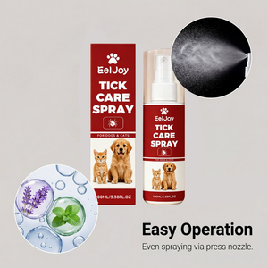 <span class=keywords><strong>Spray</strong></span> <span class=keywords><strong>naturel</strong></span> doux pour le soin des tiques chez les animaux domestiques, pour chiens et chats, protection quotidienne du pelage en extérieur - Product Image 4