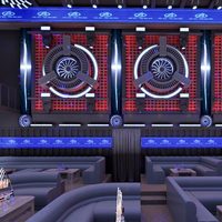 Juego de sofá KTV de cuero iluminado con LED moderno personalizable con control remoto para el hogar, bares, discotecas, fiestas, eventos para clubes