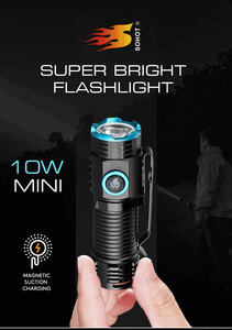 <span class=keywords><strong>SOHOT</strong></span> ไฟ LED ขนาดเล็กแบบชาร์จไฟได้ 10W เซ็นเซอร์ตรวจจับแสง ความสว่างสูง ความเข้มสูง สำหรับใช้งานกลางแจ้งอเนกประสงค์ กันน้ำ - Product Image 2