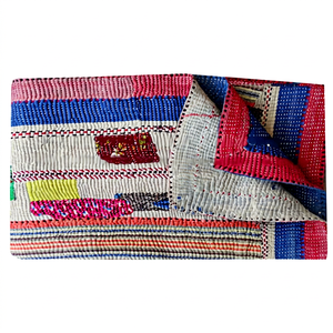 Venta al por mayor Vintage Patchwork Kantha Manta Twin Size Kantha Edredón - Product Image 1