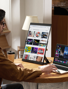 Jsaux flipgo xách tay màn hình một màn hình với <span class=keywords><strong>2</strong></span> màn hình hỗ trợ <span class=keywords><strong>Windows</strong></span> Mac một kết nối cáp có thể gập lại màn hình - Product Image 4