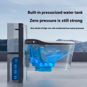 Nouvel Arrivage Sanitaires de Luxe pour Hôtels : <span class=keywords><strong>WC</strong></span> Intelligent avec Siège Chauffant et Télécommande, Cuvette Allongée, Inodoros Inteligentes - Product Image 5