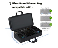 Portable DJ équipement accessoires sac à dos multifonction grande capacité housse de protection pour DJ Portable contrôleur mélangeur