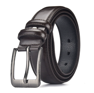 เข็มขัดหนัง PU แบบลำลองสำหรับผู้ชายปรับได้สำหรับธุรกิจปรับแต่งได้พร้อมหัวเข็มขัดแบบกลัด - Product Image 2