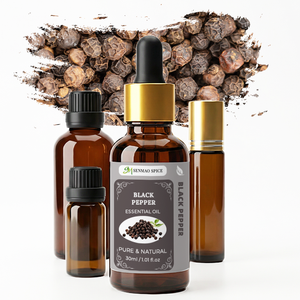 Aceite Esencial de Pimienta Negra de Grado Premium, Puro y Natural, al por Mayor a Precio de Mayoreo, para Masajes en el Cuero Cabelludo y el Cuerpo, y Jabón - Product Image 1