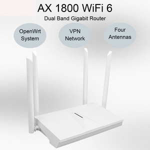 Hot Sell AX1800 Dual Band Gigabit Wireless <strong>Router</strong> Wifi6Vpn Openwrt Mesh Openwrt Openvpn Passwall Mesh 4 External Antennas - Product Image 3