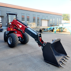 Chargeur frontal compact TOHO avec moteur Kubota EPA, 4x4, flèche télescopique, pour travaux d'ingénierie, agriculture, jardinage, construction - Prix réduit - Product Image 3