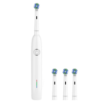 Vente en gros de brosse à dents électrique brosse rotative Rechargeable Pro têtes orales modes minuterie brosse à dents électrique Usb