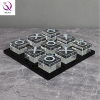 Jeu d'échecs XO de luxe léger Accessoires de table pour la maison Autres décorations pour la maison