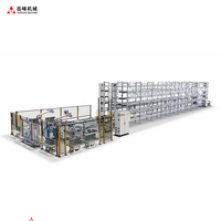 Ligne de fabrication de verre isolant pour aquariums Yuefeng entièrement automatique 2SET avec robots 6 axes pour l'alimentation et le collage automatiques
