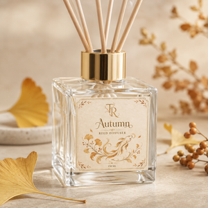 Luxury Four Seasons Glass <b>Reed</b> <b>Diffuser</b> Set 150ml For Modern Home Decor Wholesale Private Label Premium Seasonal Bundle Set - Product Image 1