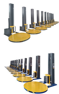 Automatic Pallet Stretch Film Wrapping Pallet Stretch Film Wrapping Machine Fim <b>Packaging</b> Machine - Product Image 2