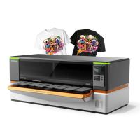Imprimante DTG 8 têtes Epson i3200, système autonettoyant, faible encombrement, utilisation facile, 300 pièces/heure, 8 stations