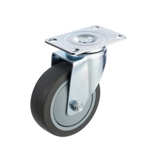 Hochwertige 32-mm-Lenk rollen TPR-Rad verriegelung 90-120kg Tragfähigkeit Kugellager für Industrie wagen Möbel-Direkt - Product Image 4