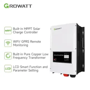 Onduleur solaire hybride Growatt SolarEdge SPF 4000-12000T HVM/DVM 5/6/<span class=keywords><strong>10kW</strong></span> monophasé hors réseau, efficacité 99,9 %, 140V-1000V - Product Image 3