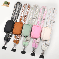 Sac à bandoulière pour téléphone portable pour femme avec des bretelles en jacquard à fleurs de magnolia, léger et durable, vente directe d'usine