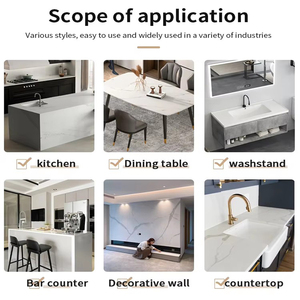 Chân Trời Thạch Anh Nhà Bếp Calacatta Đá Thạch Anh 15/18/20/30Mm Tấm Thạch Anh Cho Bàn Vanitytop Bảng <span class=keywords><strong>Top</strong></span> - Product Image 6