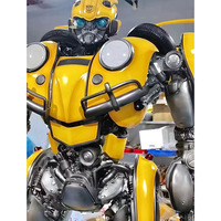 Escultura de Fibra de Vidrio de Bumblebee de Transformers, Personaje de Película de Resina, Coleccionable de Alta Gama, Venta al Por Mayor de Fábrica
