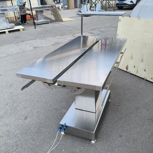 Mesa de <span class=keywords><strong>Examen</strong></span> Veterinario de Acero Inoxidable <span class=keywords><strong>para</strong></span> Animales Grandes, Mesa de Operaciones <span class=keywords><strong>para</strong></span> Mascotas con Altura Ajustable - Product Image 5