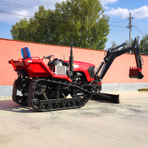 Agricultural Crawler Tractors Mini Crawler Garden Tractor Excavator Crawler Tractor for Orchard Rotary Tiller <b>Cultivator</b> - Product Image 4