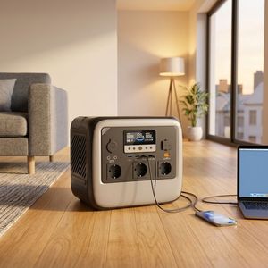 Station d'alimentation portable 1200W, générateur solaire 1280Wh, onde sinusoïdale pure, alimentation de secours extérieure, charge rapide MPPT - Product Image 5