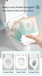 优质可生物降解一次性马桶座套 环保可堆肥柔软 适合户外露营 公共卫生间 大量供应 - Product Image 4