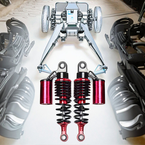 Nuevo <span class=keywords><strong>Amortiguador</strong></span> Trasero Eléctrico de 7mm con Ajuste de Resorte para Motocicleta CG125, 280mm 290mm <span class=keywords><strong>300mm</strong></span> 320mm - Product Image 2