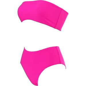 FOXA Women Bandeau <b>Bikini</b> 2 Piece <b>Set</b> Stretch Cheeky Swimwear - Product Image 4