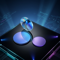 HC-Optics Wholesale BK7 Optical Glass Dichroic Filter High Reflection Dichroic Mirror 90% Transmittance 45/0 Incidence