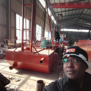 قارب جرافة بمحرك ديزل للبيع مشروع تجريف النهر - Product Image 6