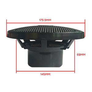 Haut-parleurs marins 2 voies étanches IP66 de 6 pouces 200W H5106 pour bateaux, VTT, spas, avec entrée USB, certifiés FCC/CE - Product Image 6