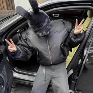 <span class=keywords><strong>Giacca</strong></span> Bomber da uomo di alta qualità personalizzata <span class=keywords><strong>giacca</strong></span> da uomo in Nylon e Nylon nero <span class=keywords><strong>giacca</strong></span> <span class=keywords><strong>oversize</strong></span> in raso per uomo e donna - Product Image 3