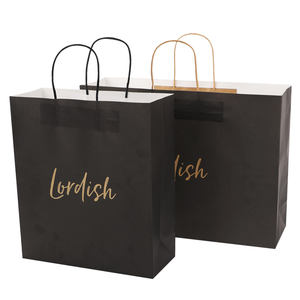 Sacs en papier kraft brun personnalisés avec logo imprimé, recyclables, pour emballage alimentaire à emporter, avec poignées torsadées/plates – Vente en gros - Product Image 4